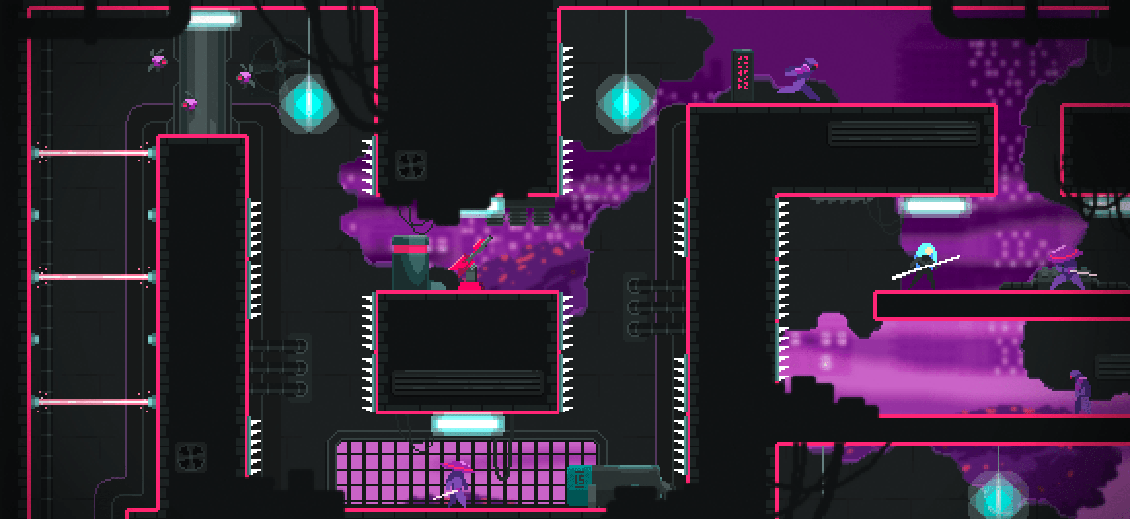 Kinari inside the temple pikes