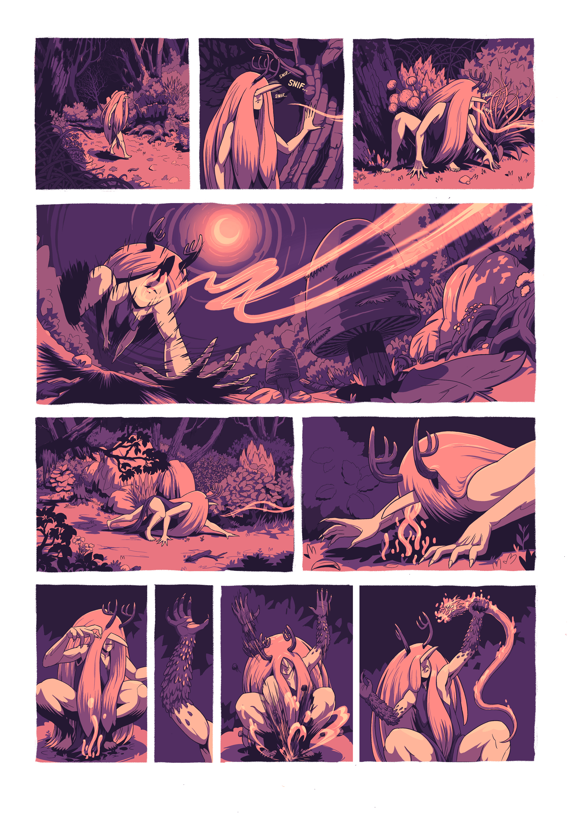 Les trois sorcières page couleur 02