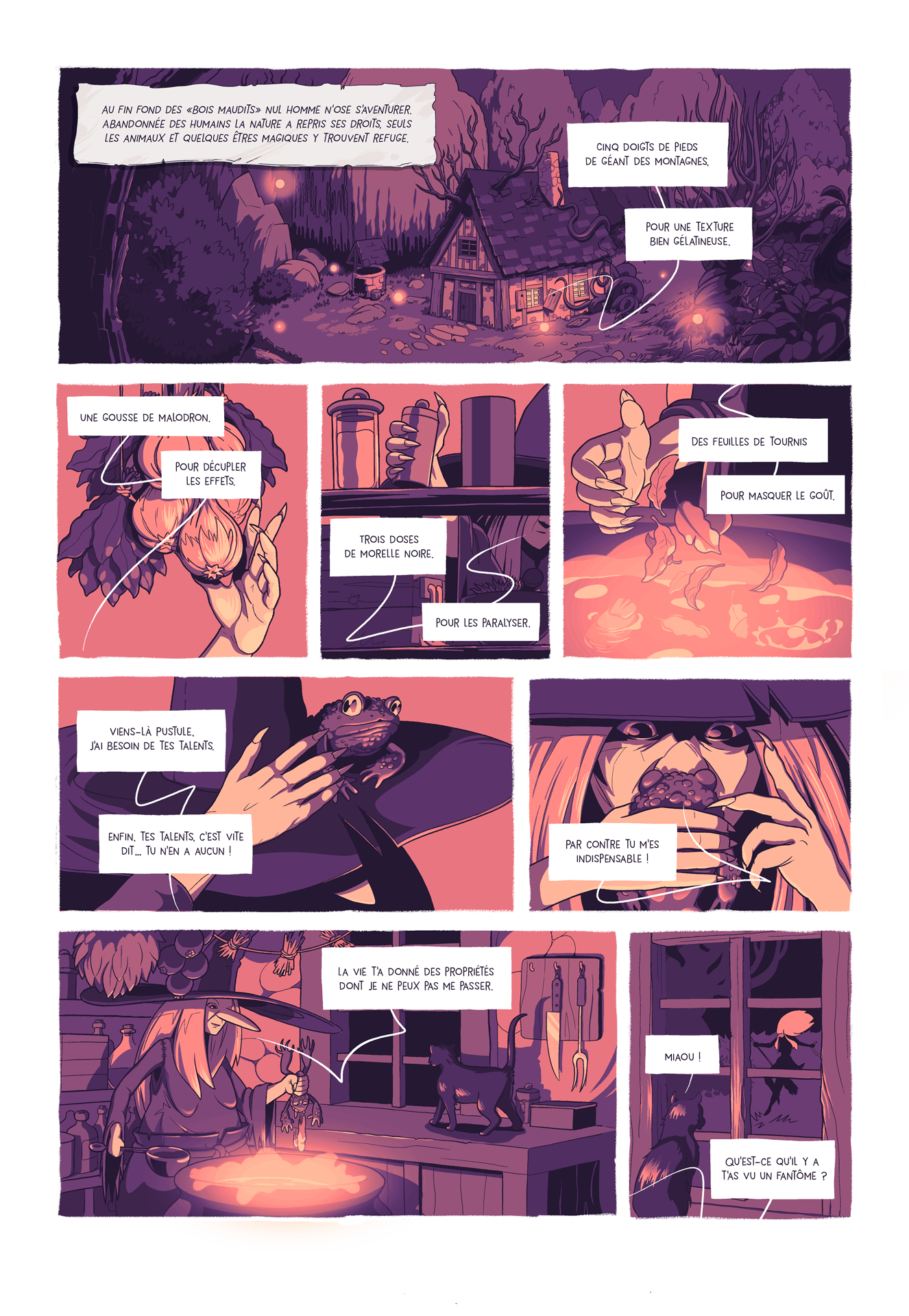 Page 01 Les trois sorcières