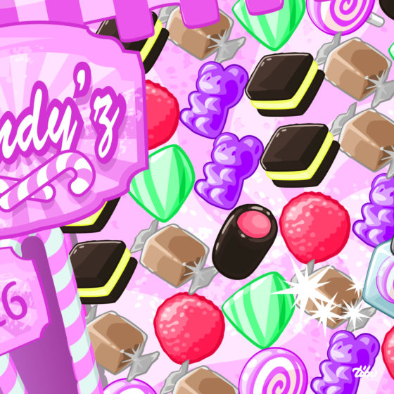 design du jeu Candy'z