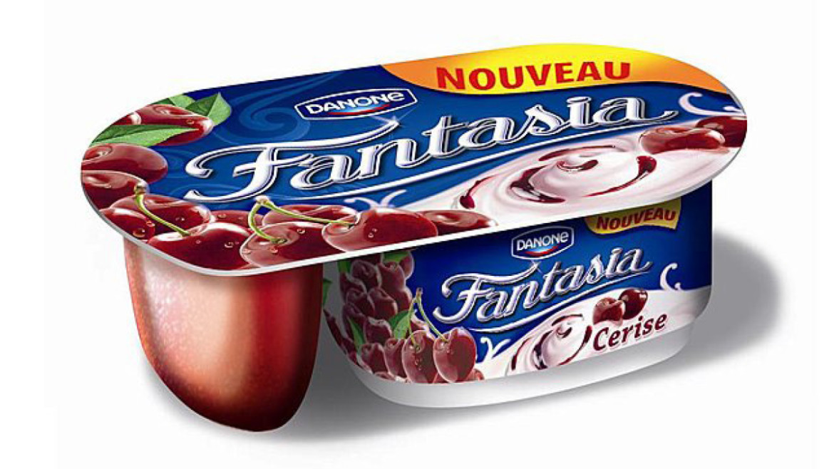 Packaging "Fantasia" de Danone