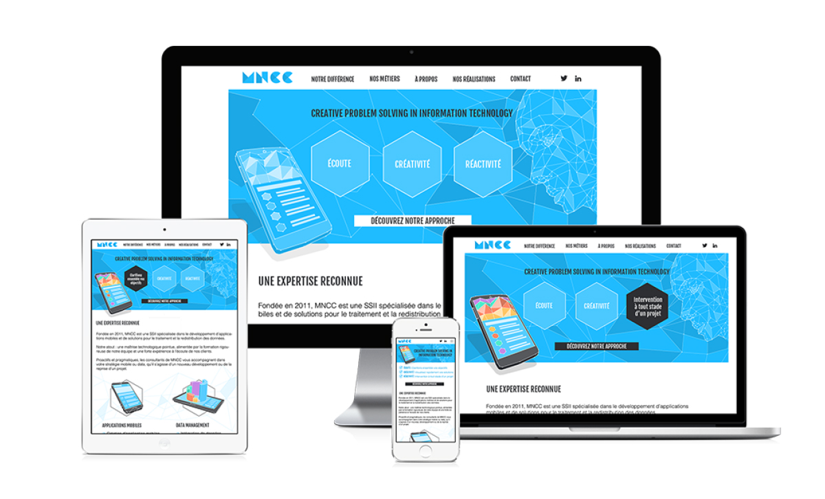 MNCC, Design web responsive