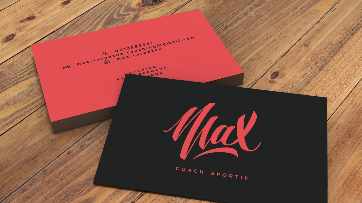 Création de logotype "Max"