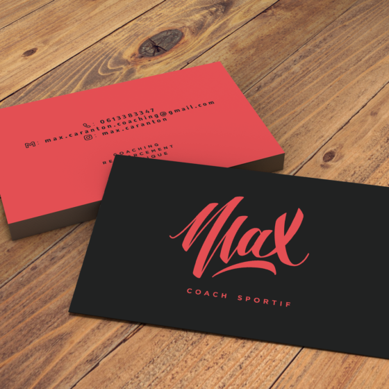 Création de logotype "Max"