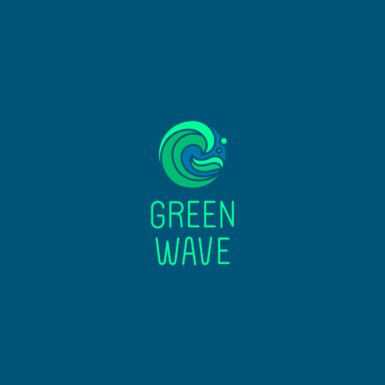 Green wave brand identity preview