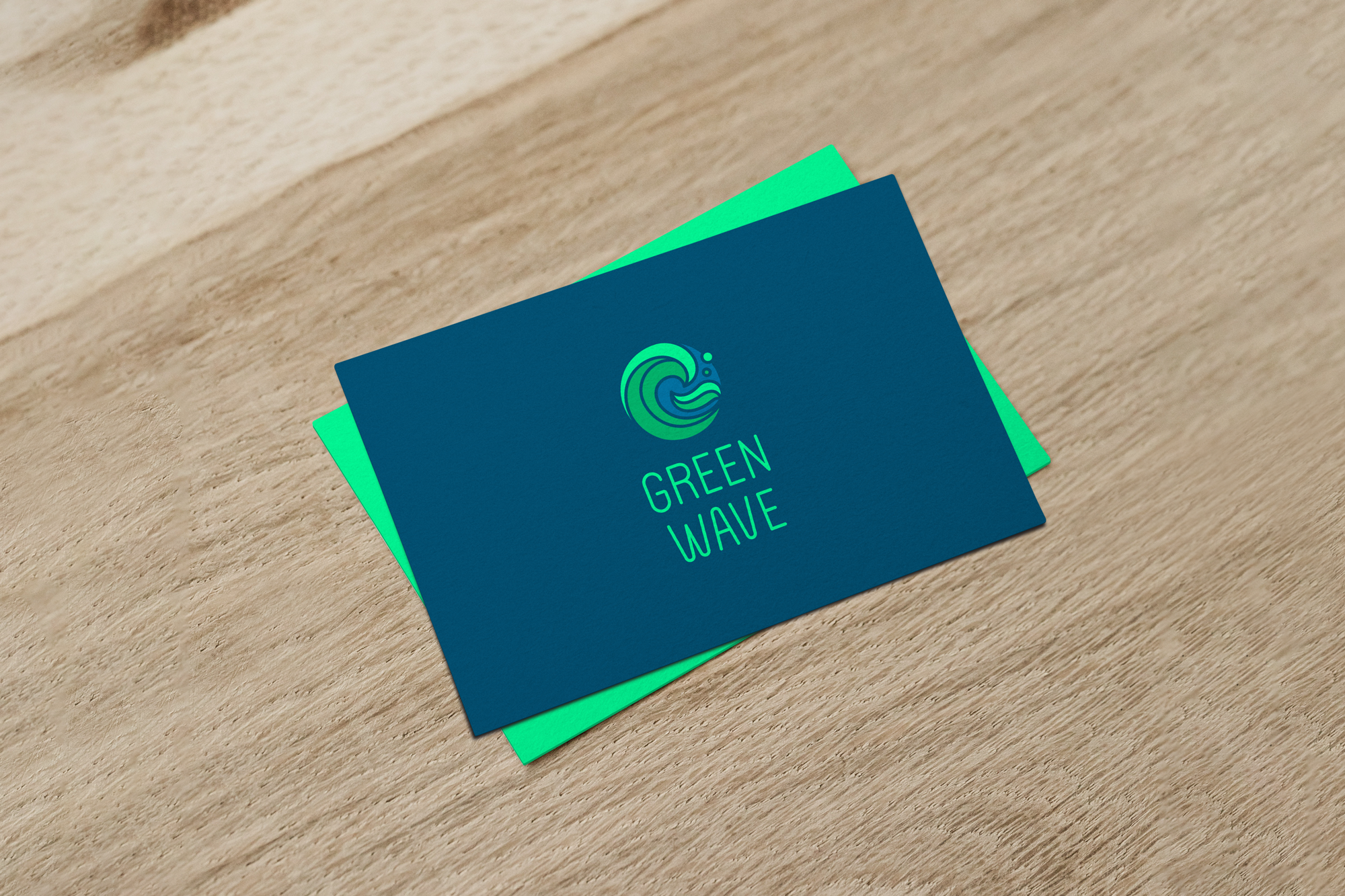 Green-wave-card