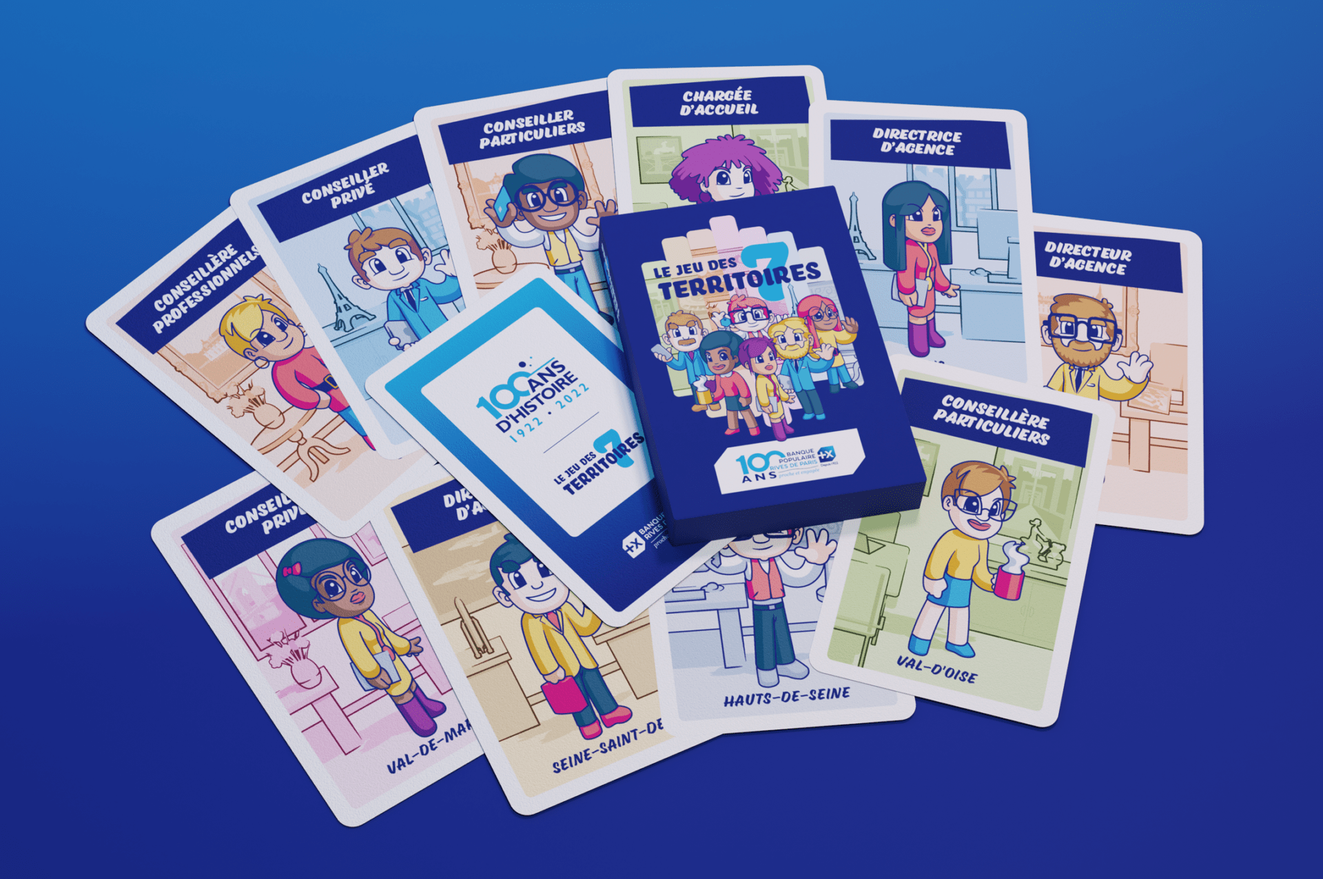 Illustration d'un jeu de 7 familles - Tibo's portfolio