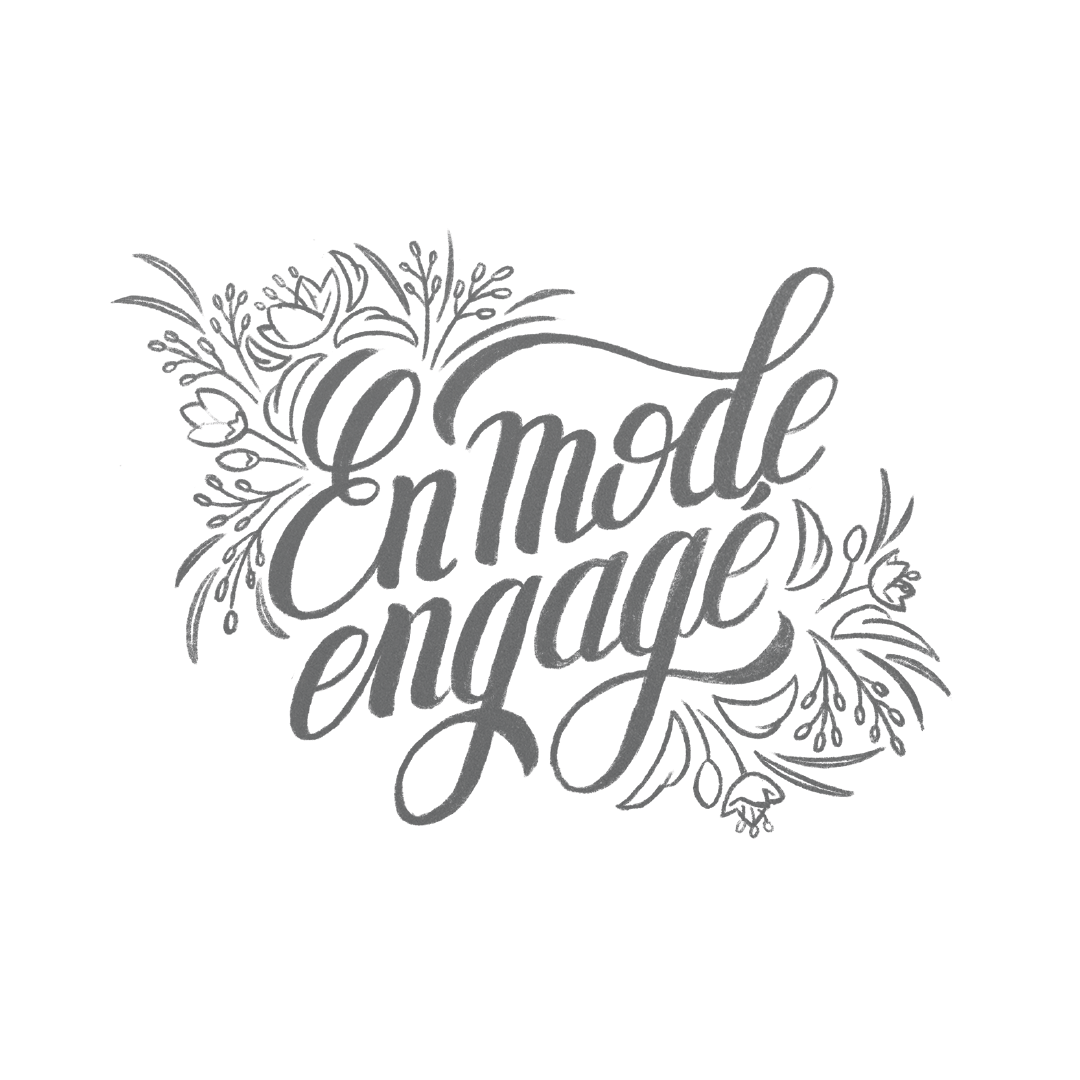 Lettering "En mode engagé" review 02