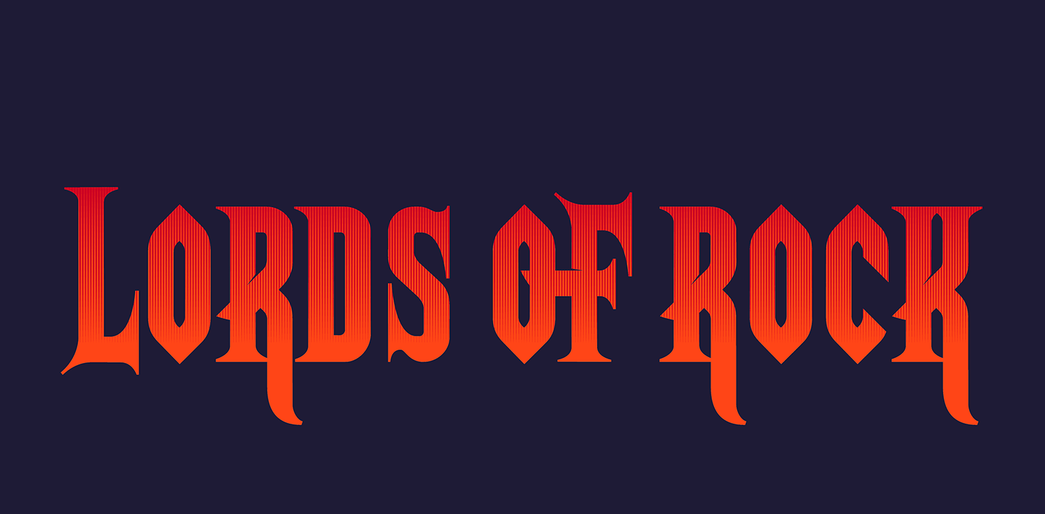 Logo Lords of rock typo