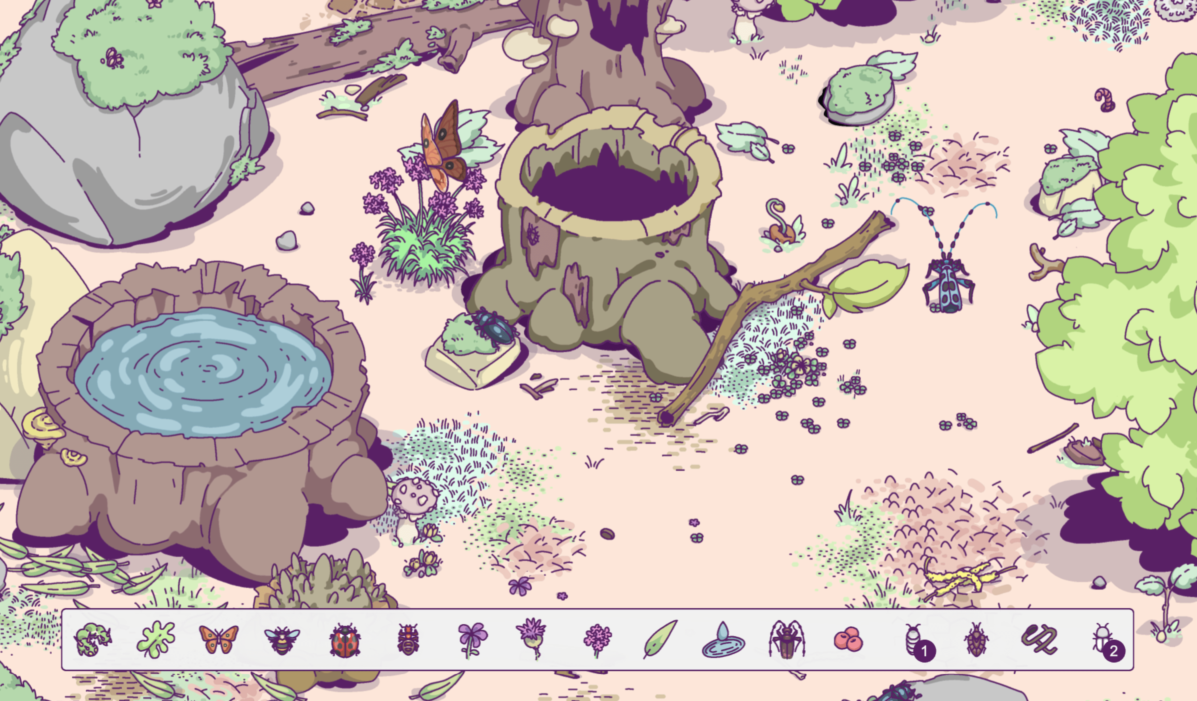 Insects level in game