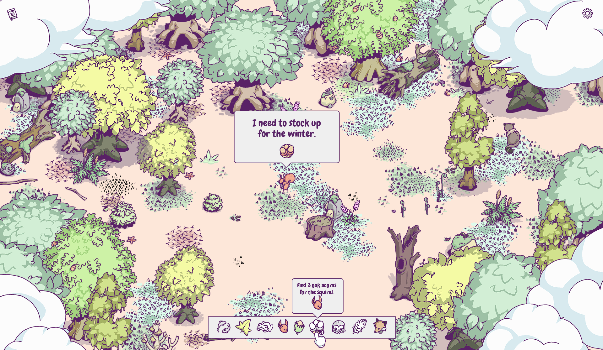 Secret woods ingame