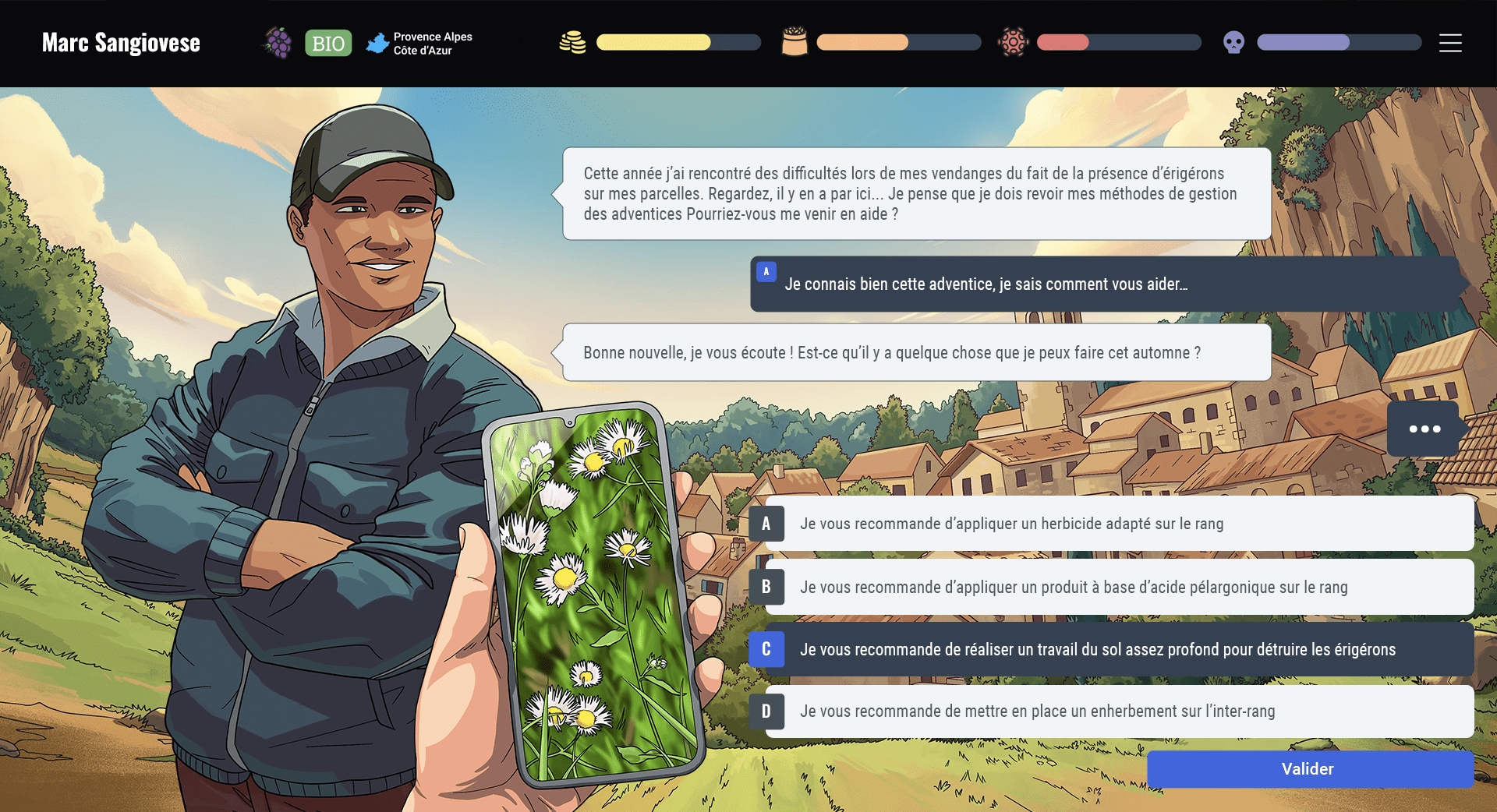 Discussion agriculteur