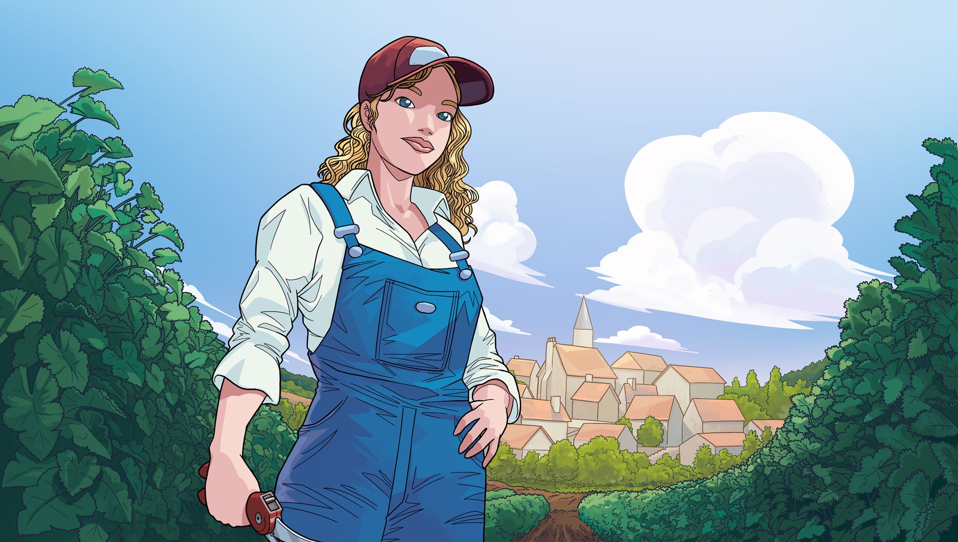 Digiagro viticulture Mathilde happy
