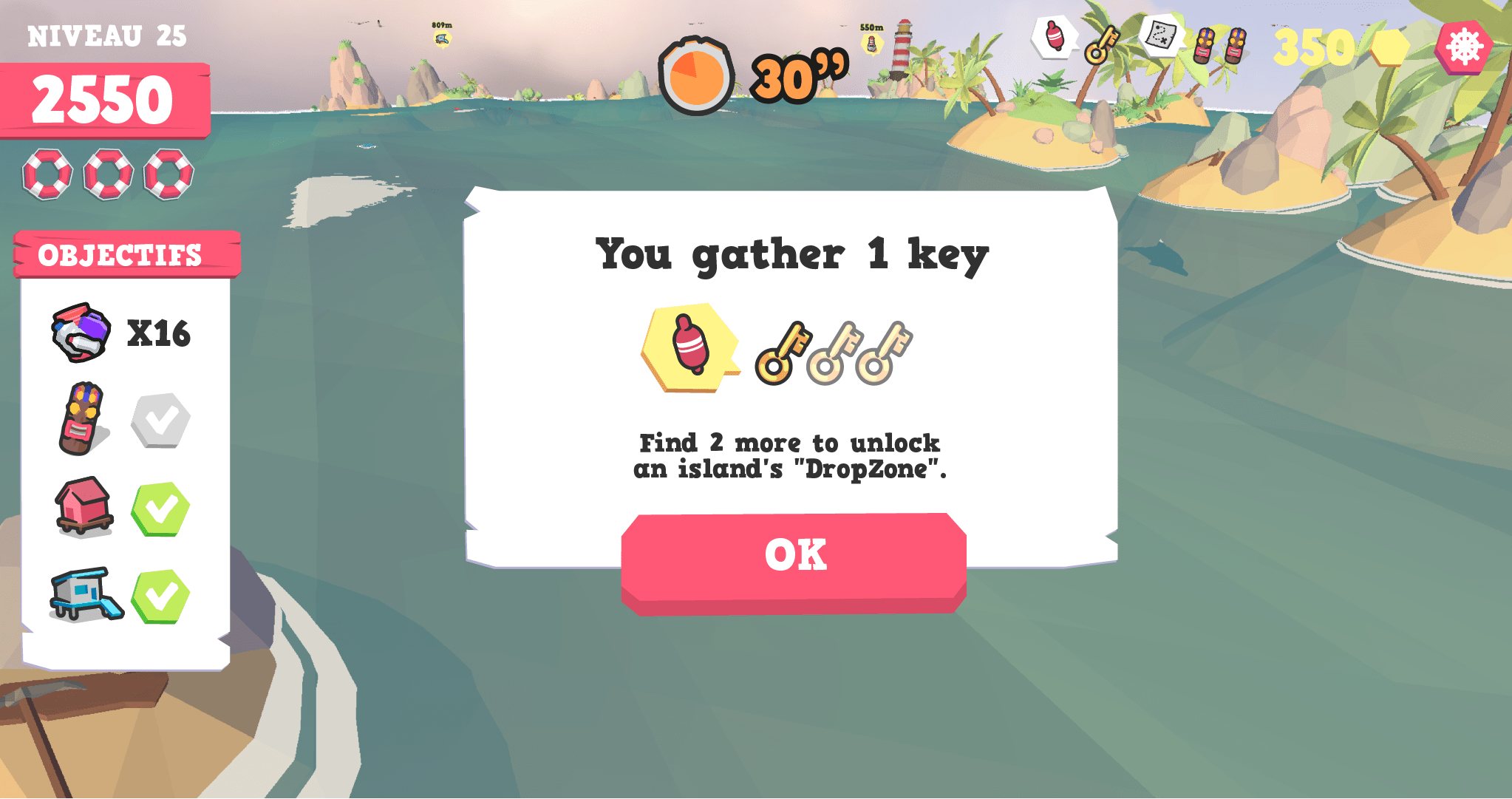 Sea Rescue interface