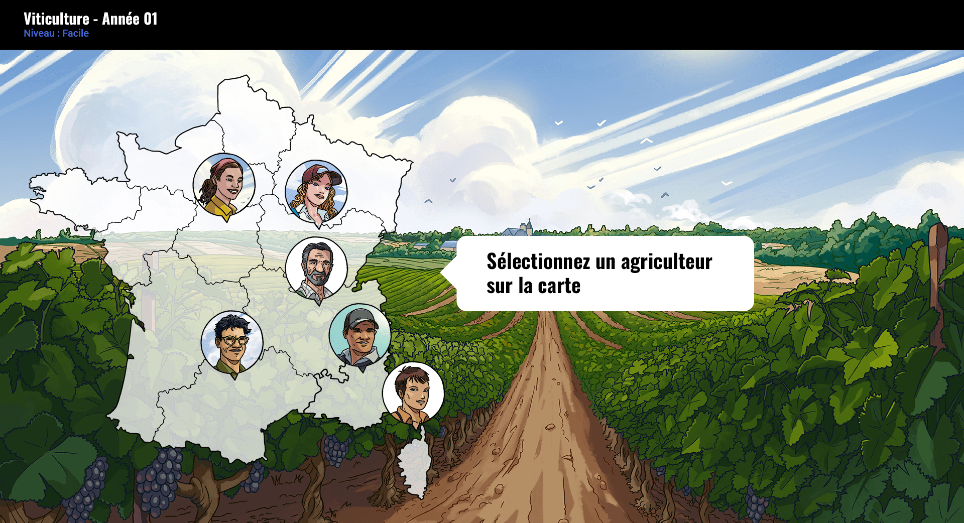 Digiagro selection d'un agriculteur