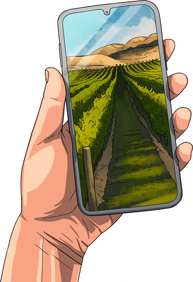 Vigne portable